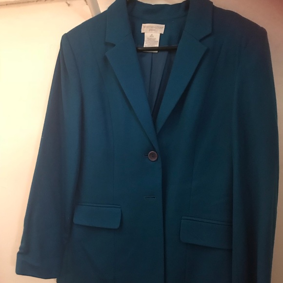 Blue Blazer size 8P Petite - Picture 1 of 8